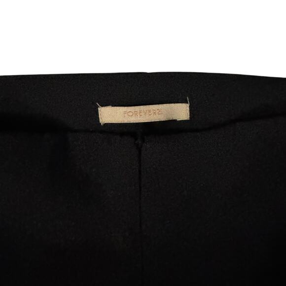 Vintage Forever 21 Women’s Black Pants with Ruffles on the Legs Medium - Picture 2 of 6